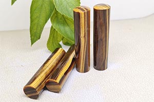 トラメ印材（縦目）