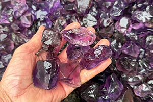 ブラジル産アメジスト原石