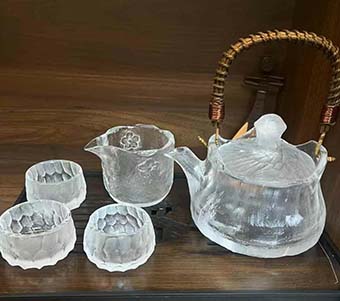 石英ガラスティーポット　セット